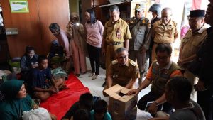 Pasca Kebakaran, Walikota Tinjau Langsung Tempat Sementara Pengungsian