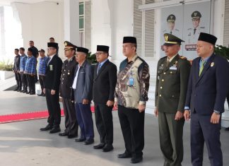 Suasana khidmat mewarnai Upacara Peringatan Hari Kesaktian Pancasila di Pemkab Sergai