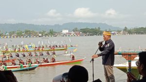 Bupati Bulungan Membuka Even Festival Sungai Kayan 2023