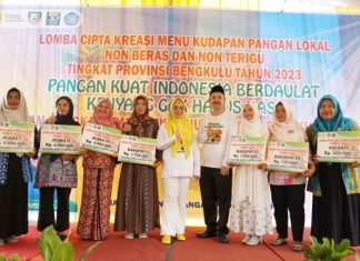 Lomba Cipta Kreasi Tingkat Provinsi Bengkulu 2023, Derta Rohidin: Olahan Lokal Lebih Menyehatkan, Enak dan Bergizi