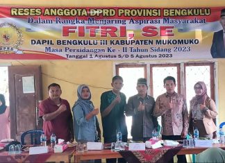 DPRD Provinsi Fitri, SE Arahkan Program Dinas TPHP Provinsi Bantu Petani Mukomuko