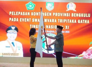 Gubernur Rohidin Lepas Kontingen STG XI