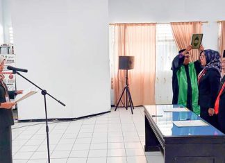 Lantik Pejabat Struktural Kadis Kominfotik Minta Cepat Adaptasi
