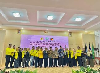 Pelantikan Pengurus IKA FK UNSRI Provinsi Bengkulu, Gubernur Rohidin: Berikan Pelayanan Kesehatan Terbaik bagi Masyarakat