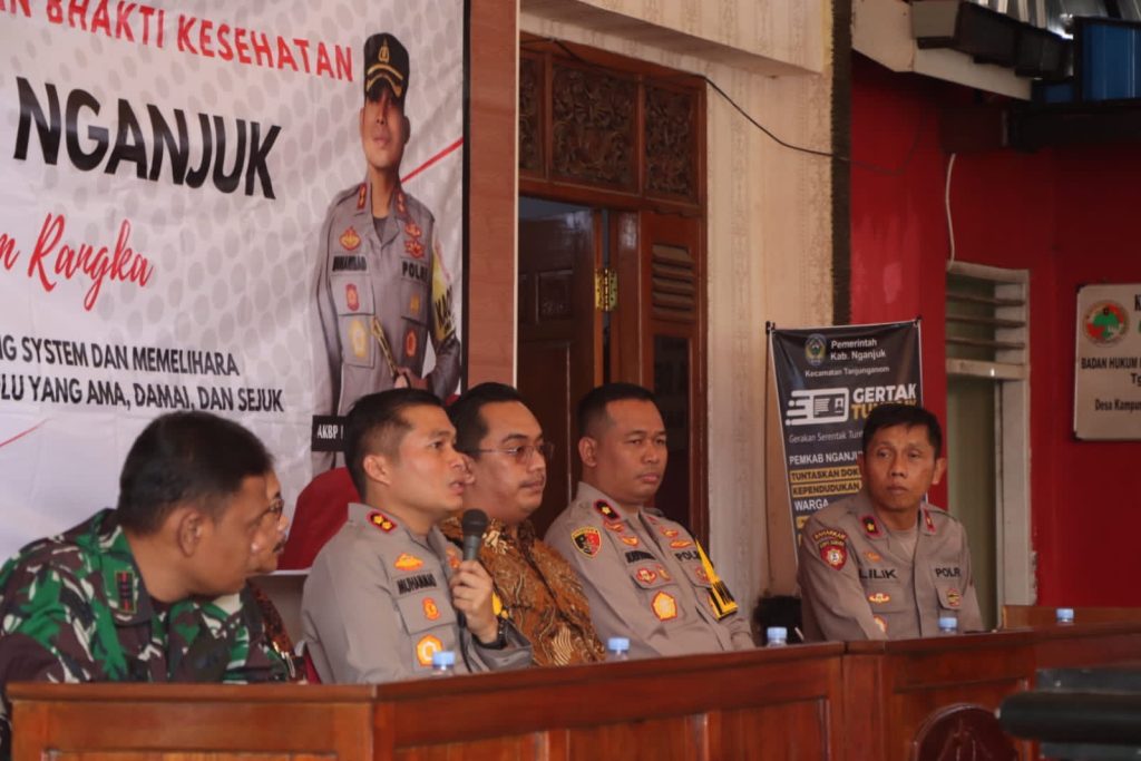 Polres Nganjuk Gelar Program NCS dalam Rangka Harkamtibmas menuju Pemilu 2024 yang Aman, Damai, dan Sejuk.