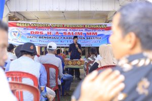 Seluma Dapat Perhatian Serius dari Anggota DPRD Provinsi Bengkulu, DRS. H. Agus Salim, Selama Masa Reses