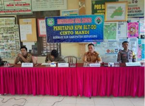 Penetapan Keluarga Penerima Manfaat (KPM) BLT-DD Tahun 2024 di Desa Cinto Mandi