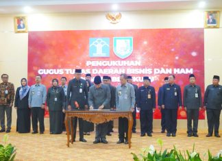 Bengkulu Bentuk GTD BHAM: Menjaga Bisnis dan HAM