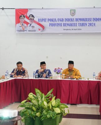 Rapat Pokja/FGD Indeks Demokrasi di Bengkulu