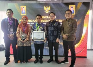 Pemkab Lebong Terima Penghargaan UHC Award, Langsung Dari Wapres RI