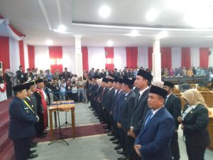 25 Anggota DPRD Kabupaten Lebong, Masa Jabatan 2024-2029 Resmi Dilantik