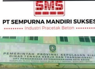 Bos PT SMS ‘Kangkangi’ Wasnaker Batam, 4 Kali Pemanggilan Tidak Di Gubris
