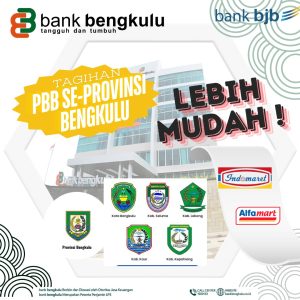 bank bengkulu GANDENG INDOMARET DAN ALFAMART Se-Indonesia MUDAHKAN WARGA PROVINSI BENGKULU BAYAR PBB TANPA HARUS KE BANK