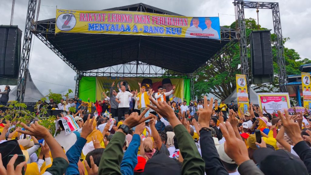 Kampanye Akbar Paslon Azhari-Bambang, Siap Buktikan Arti Perubahan dan Bukan Sekedar Janji