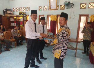 Lantik Perangkat Terpilih, Ini Pesan Kades Martono