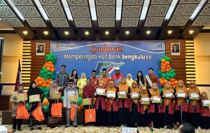 HUT 54 Tahun Bank Bengkulu Santuni 1000 Anak yatim dan  Pejabatnya Wajib Jadi Orang Tua asuh Anak Yatim