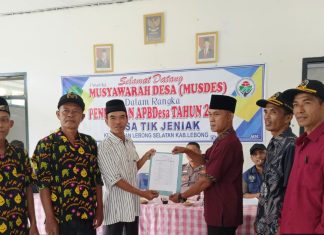 Desa Tik Jeniak Gelar Musyawarah Desa untuk Penyusunan APBDes Tahun 2025