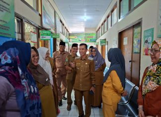 Wabup Lebong Kunjungi Puskesmas Tes, Apresiasi dan Dukung Semangat Tenaga Medis