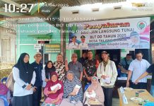 Pemerintah Desa Talang Donok Salurkan BLT Dana Desa, kepada 28 KPM
