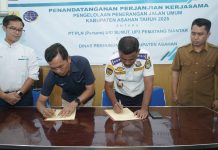 Tingkatkan Kualitas Pelayanan, Dishub Asahan dan PT. PLN Lakukan Kerjasama Pengelolaan PJU