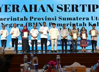 Bupati Asahan mengikuti Rapat Koordinasi Kebijakan dan Layanan Pertanahan dan Tata Ruang