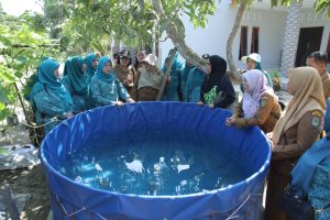 Ketua PKK Kabupaten Asahan Monitoring Lomba Hatinya PKK Tingkat Sumut di Desa Banjar