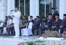 Wakil Bupati Asahan Pimpin Upacara Otonomi Daerah