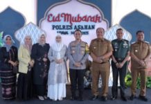 Bupati dan Wakil Bupati Asahan Bersama OPD Hadiri Open House Halal Bihalal Kapolres Asahan