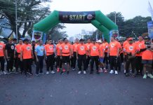 Bupati Asahan Ikuti Bukit Barisan Fun Run 5K