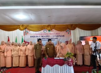 Bupati Kukuhkan DWP Lebong: Perempuan Hebat di Balik Para Abdi Negara