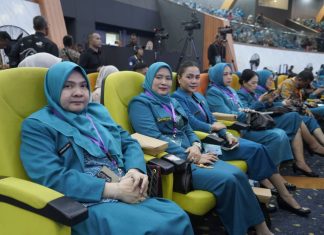 Ketua TPP PKK Kabupaten Asahan Ikuti Puncak Peringatan Hari Kesatuan Gerak ke-53