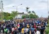 Lautan Massa Kepung DPRD Bengkulu, Mahasiswa, Ojol, dan Warga Bersatu Suarakan Protes