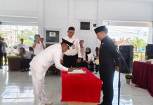 Mandat Bupati Lebong, Rusyanto Dilantik Jadi PJS Kades Sukau Datang 1