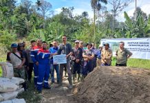 PT PGE Hululais Peduli Petani, Bantu Material Perbaikan Jalan Akses Menuju Kebun Masyarakat