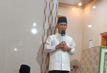 Wabup Bambang ASB Hadiri Maulid Nabi di Masjid Jami Al Ikhlas, Kagumi Keindahan Masjid dan Serahkan Santunan