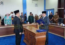 Bupati Azhari Tekankan Adaptasi dan Jalankan Roda Pemerintahan, Dr. H. Syarifuddin Resmi Jabat Pj Sekda Lebong
