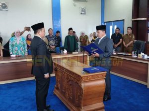 Bupati Azhari Tekankan Adaptasi dan Jalankan Roda Pemerintahan, Dr. H. Syarifuddin Resmi Jabat Pj Sekda Lebong