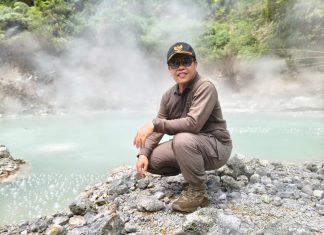 Surga Tersembunyi Telaga 7 Warna , Mulai Dikenalkan Bupati Azhari ke Dunia