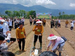 Kabupaten Lebong Launching OPLAH Non Rawa, Tanam Kedelai dan Padi