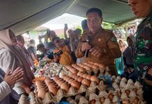 Dukung Kesejahteraan Warga, Pemkab Lebong Gandeng TNI Gelar Gerakan Pangan Murah