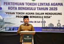 Walikota Dedy Gandeng Tokoh Agama Dukung Program Bengkulu BISA