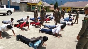 Satpol PP Lebong Gelar Patroli Pelajar, Puluhan Siswa Terjaring Saat Bolos Sekolah