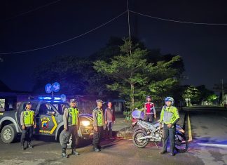Polisi Gelar Patroli Skala Besar di Kendal: Menjaga Malam Panjang Tetap Aman dan Kondusif