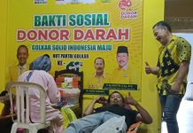 DPD Golkar Kota Blitar Rayakan HUT ke-61 dengan Aksi Donor Darah dan Bagi Ribuan Paket Sembako