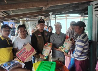 Wabup Bambang Tinjau Lokasi Kebakaran, Salurkan Bantuan Pasca Bencana