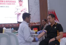 Deteksi Dini Penyakit Degeneratif, Polres Blitar Bersama Prodia Periksa Kesehatan Ratusan Personel