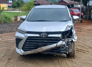 Mobil Dinas KDH Kecelakaan, Diduga Dikendarai Oknum Anggota DPRD Lebong