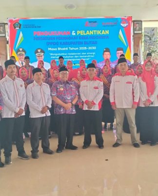 Pelantikan PPDI Blitar 2025–2029 Teguhkan Komitmen Bangun Desa Berkemajuan
