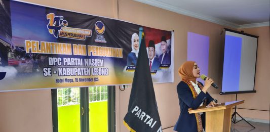 Kukuhkan 12 DPC di Kabupaten Lebong, DPW NasDem Tegaskan Target Kemenangan Pemilu 2029