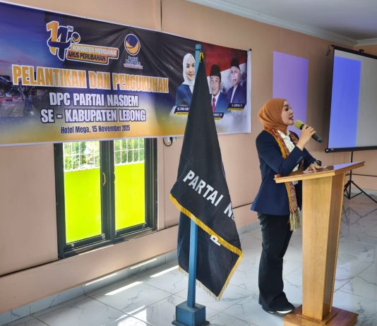 Kukuhkan 12 DPC di Kabupaten Lebong, DPW NasDem Tegaskan Target Kemenangan Pemilu 2029